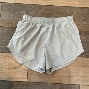 Light Gray Nike Tempo Shorts